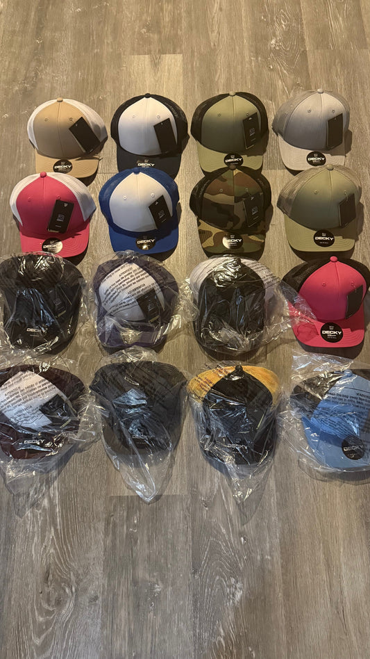 Mountain Color Patch x Mesh Trucker Hat (Asst Colors)