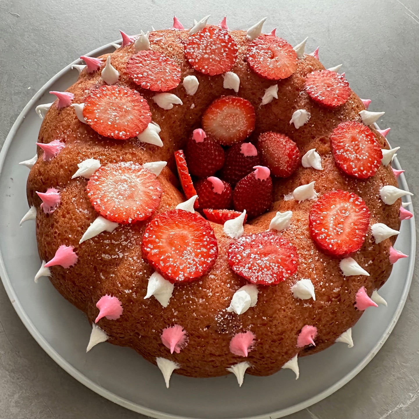 Bussin Bundt Cake, Strawberry Punk Thorns