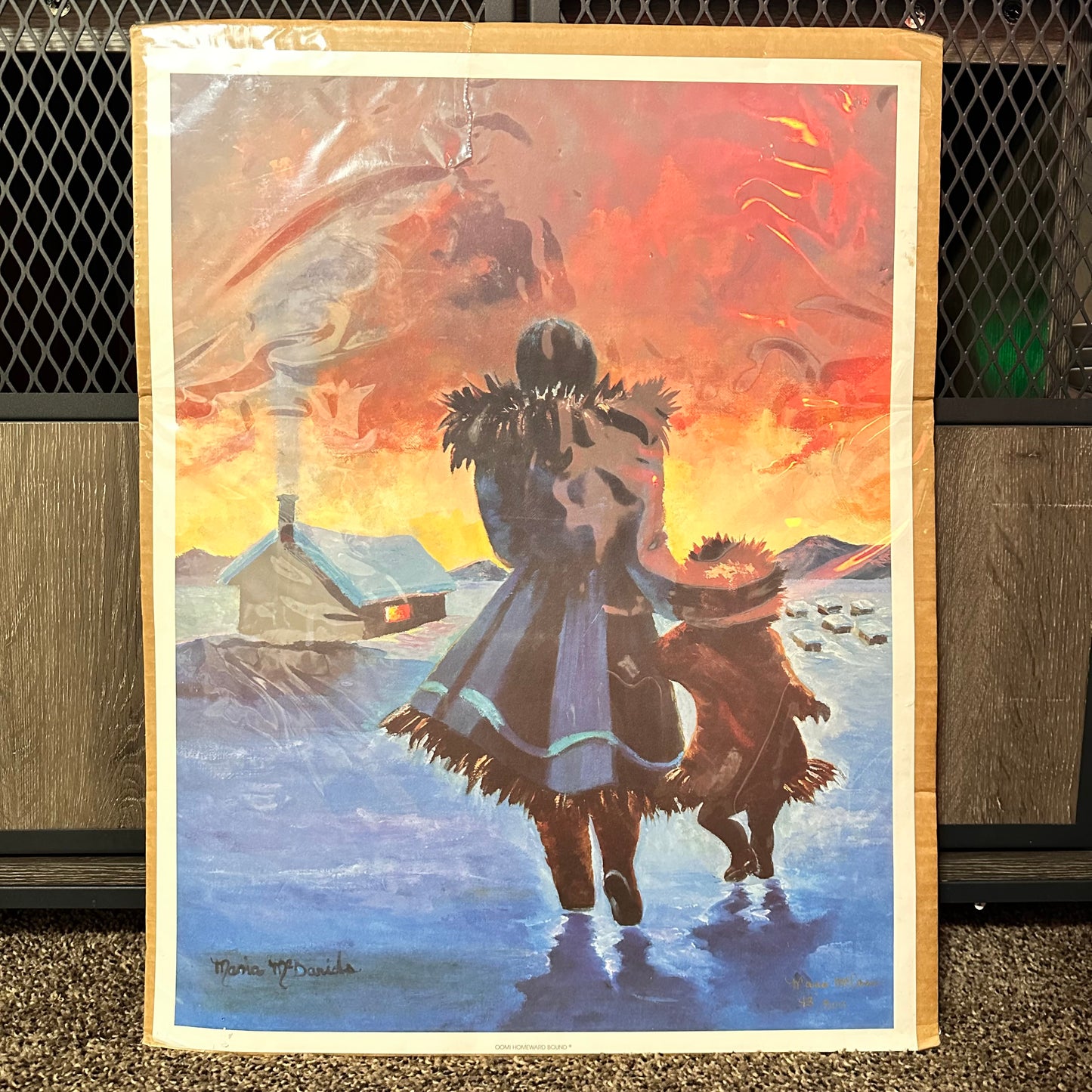 "Oomi Homeward Bound" Lithograph Art Print 17"x22" LE S/N