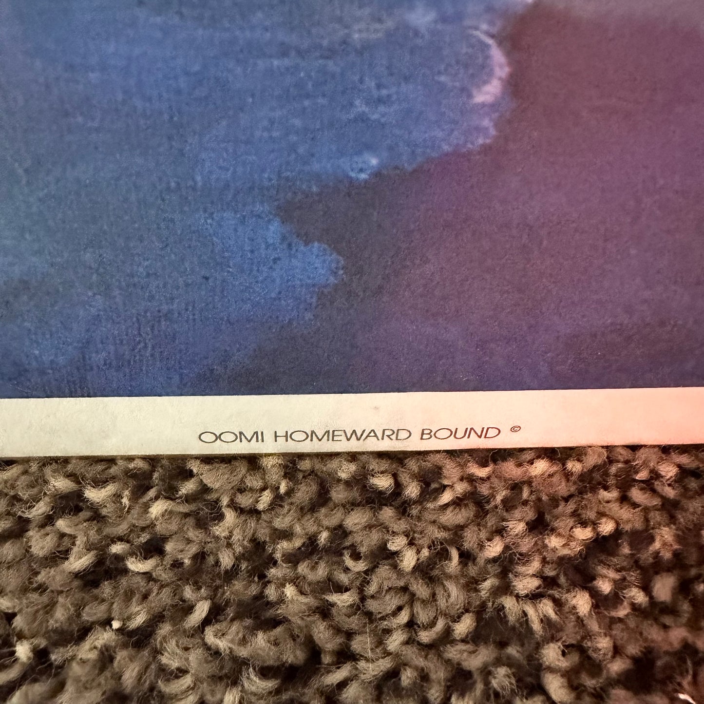 "Oomi Homeward Bound" Lithograph Art Print 17"x22" LE S/N