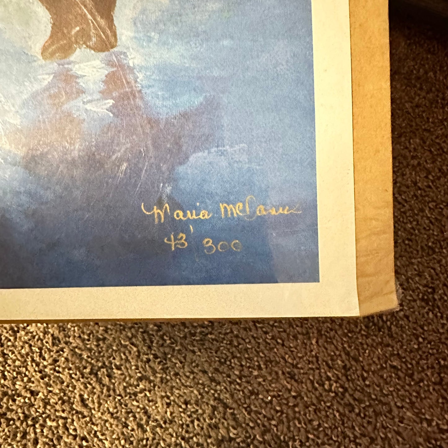 "Oomi Homeward Bound" Lithograph Art Print 17"x22" LE S/N