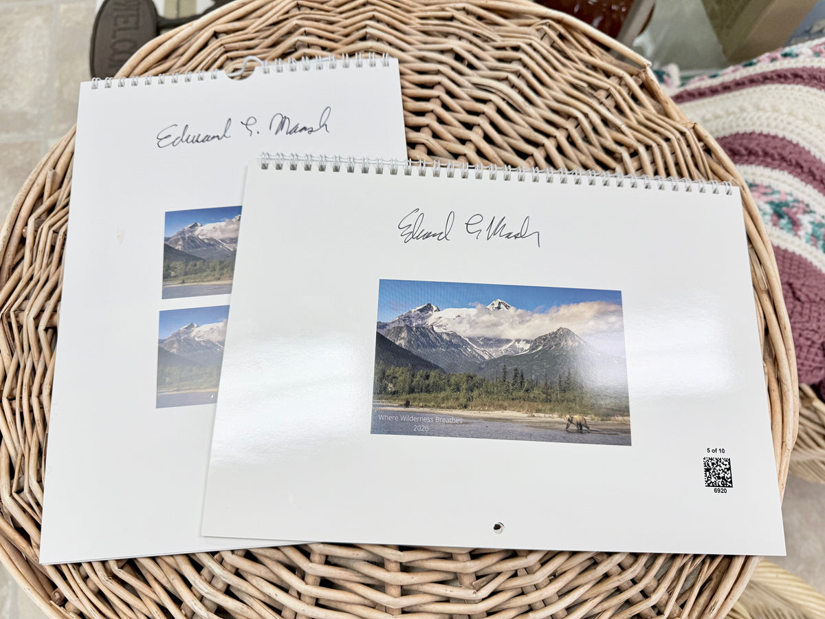 "Where Wilderness Breathes" 2026 Alaska Calendar