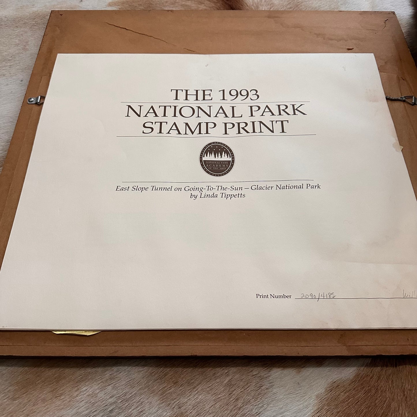 "East Slope Tunnel On Going to the Sun" Glacier National Park Framed Art
