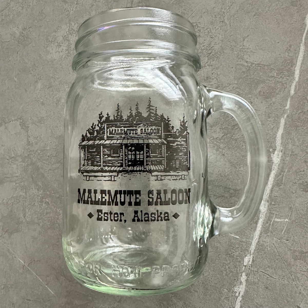 Malemute Saloon Ester Alaska Mason Jar Mug, 16oz