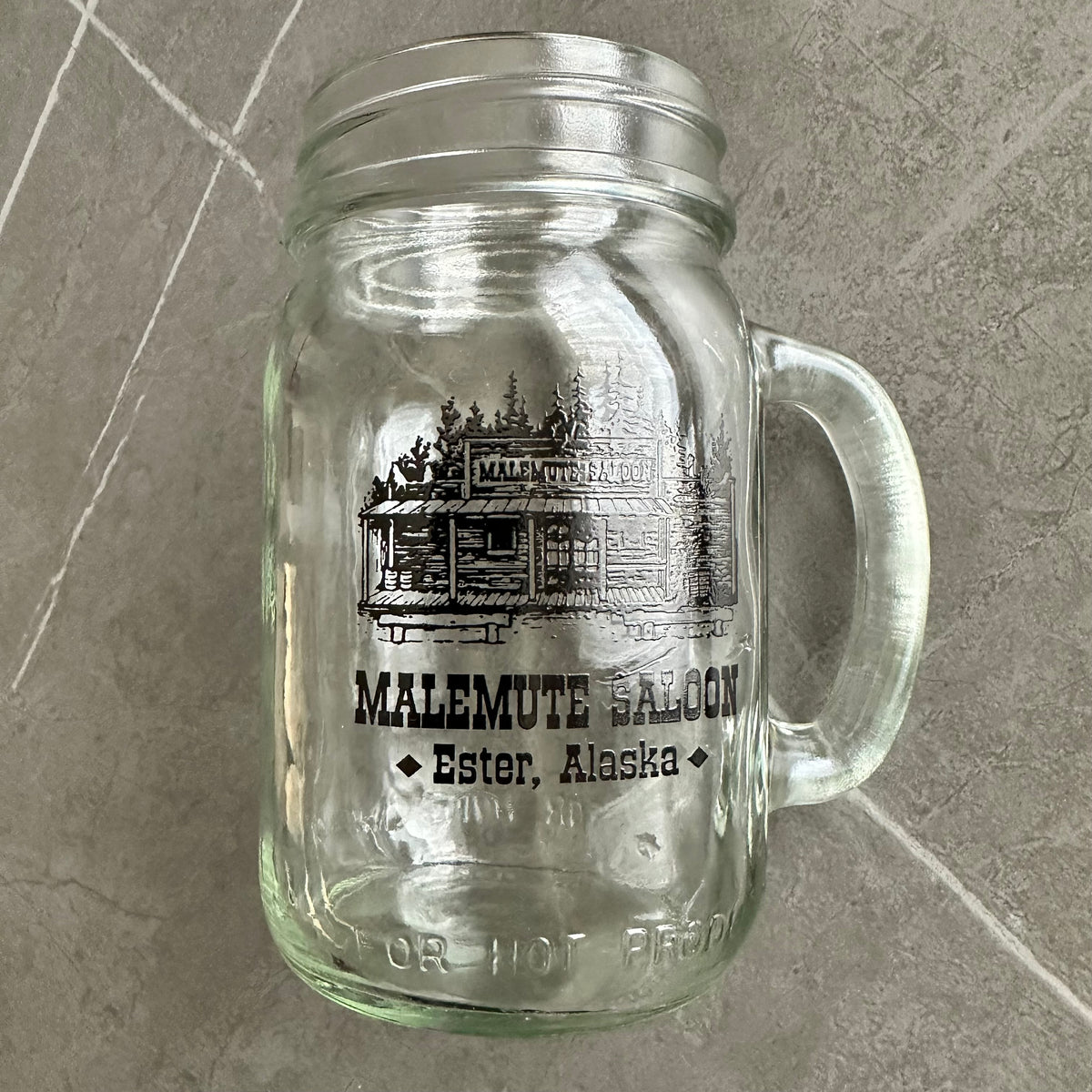 Malemute Saloon Ester Alaska Mason Jar Mug, 16oz