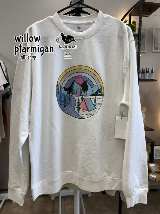 Aurora Camping Crewneck Sweater
