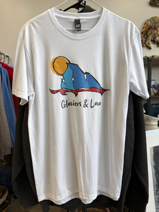 Glaciers & Lava Graffiti Logo SS Tee