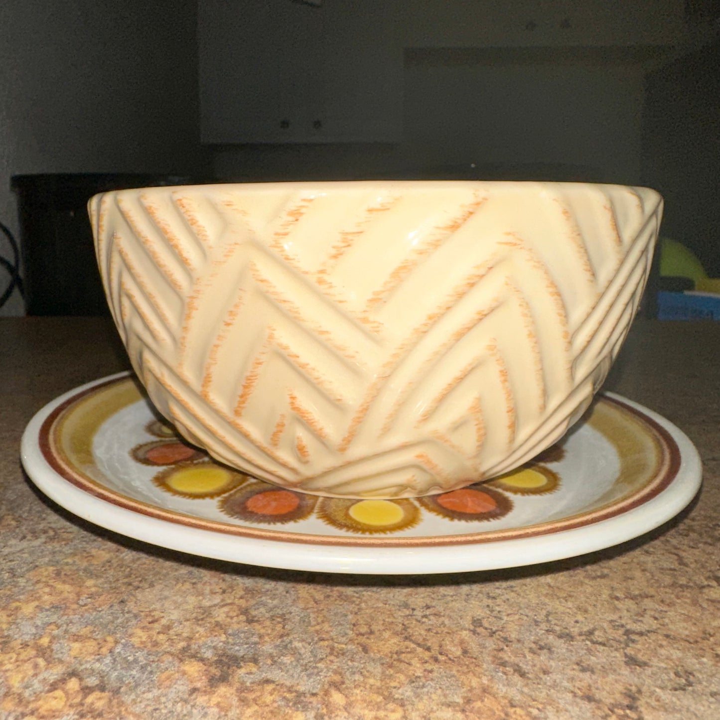 Laurie Gates Pottery Stone Ware 6" Bowl