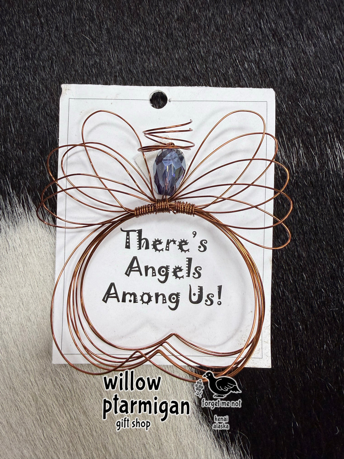 Angel Jewel Wire Wrap Charm Ornament, 5 Colors HW