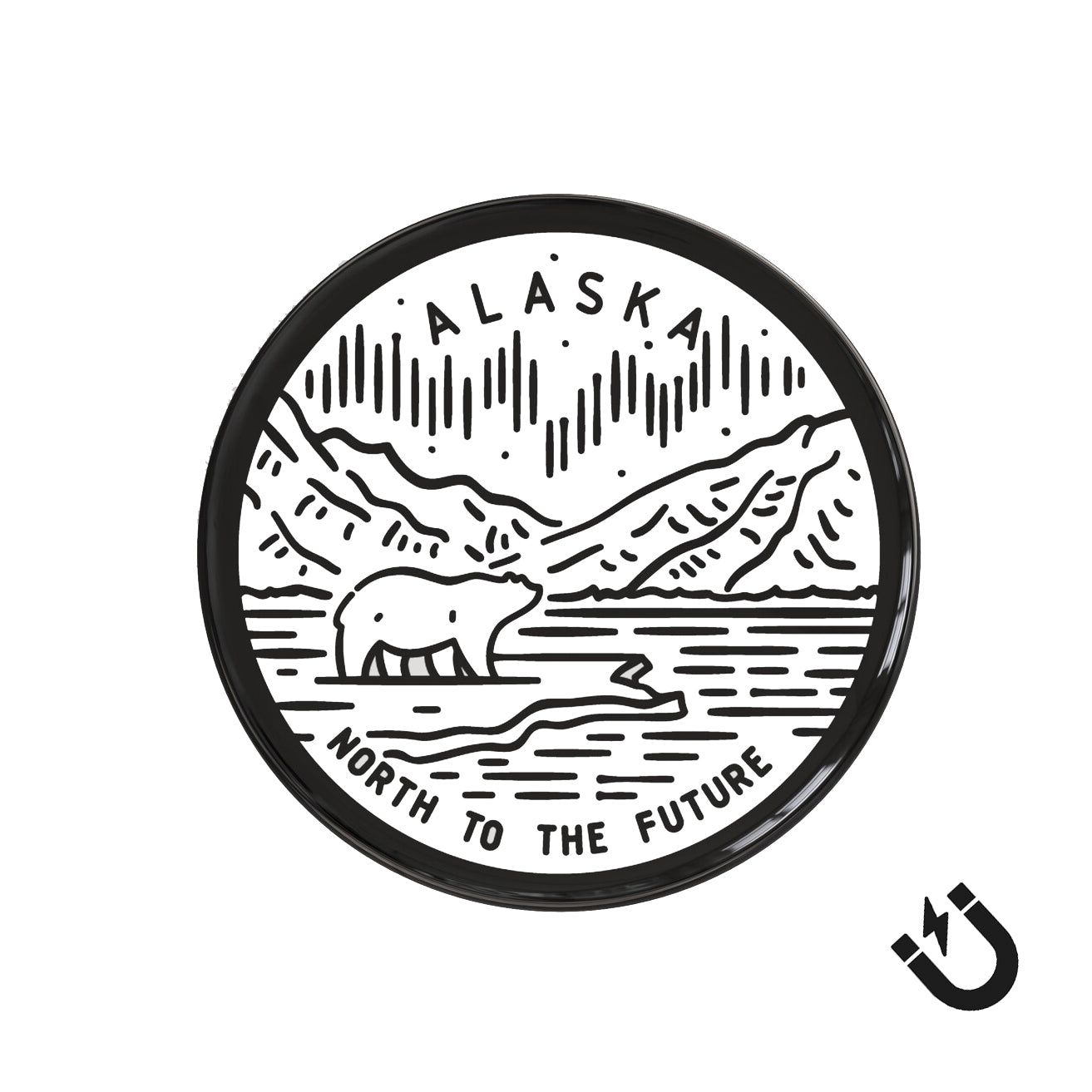 Alaska North To The Future Magnet