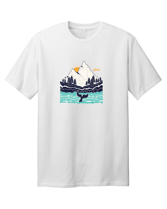 Beluga Whale Tail Kenai Fjords Alaska SS Tee ★