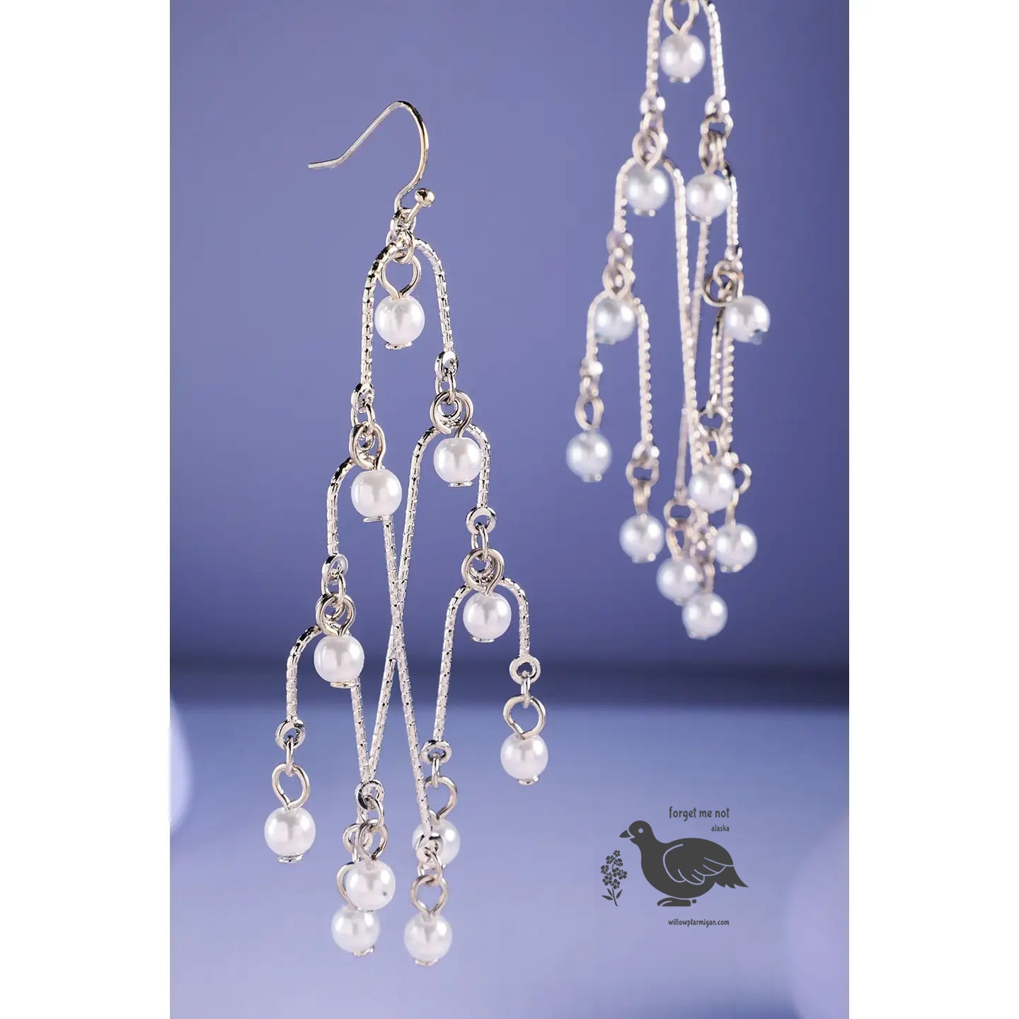 Eloise Pearl Chandelier Dangle Earrings