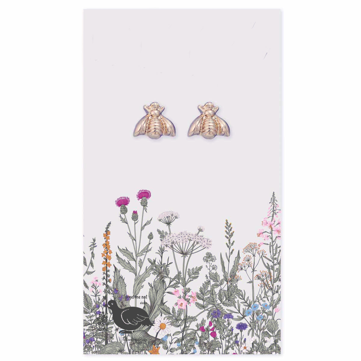 Bumble Bee Stud Earrings