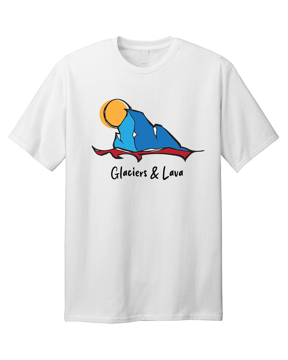 Glaciers & Lava Graffiti Logo SS Tee