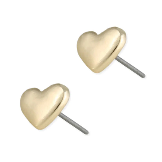 Heart Stud Earrings
