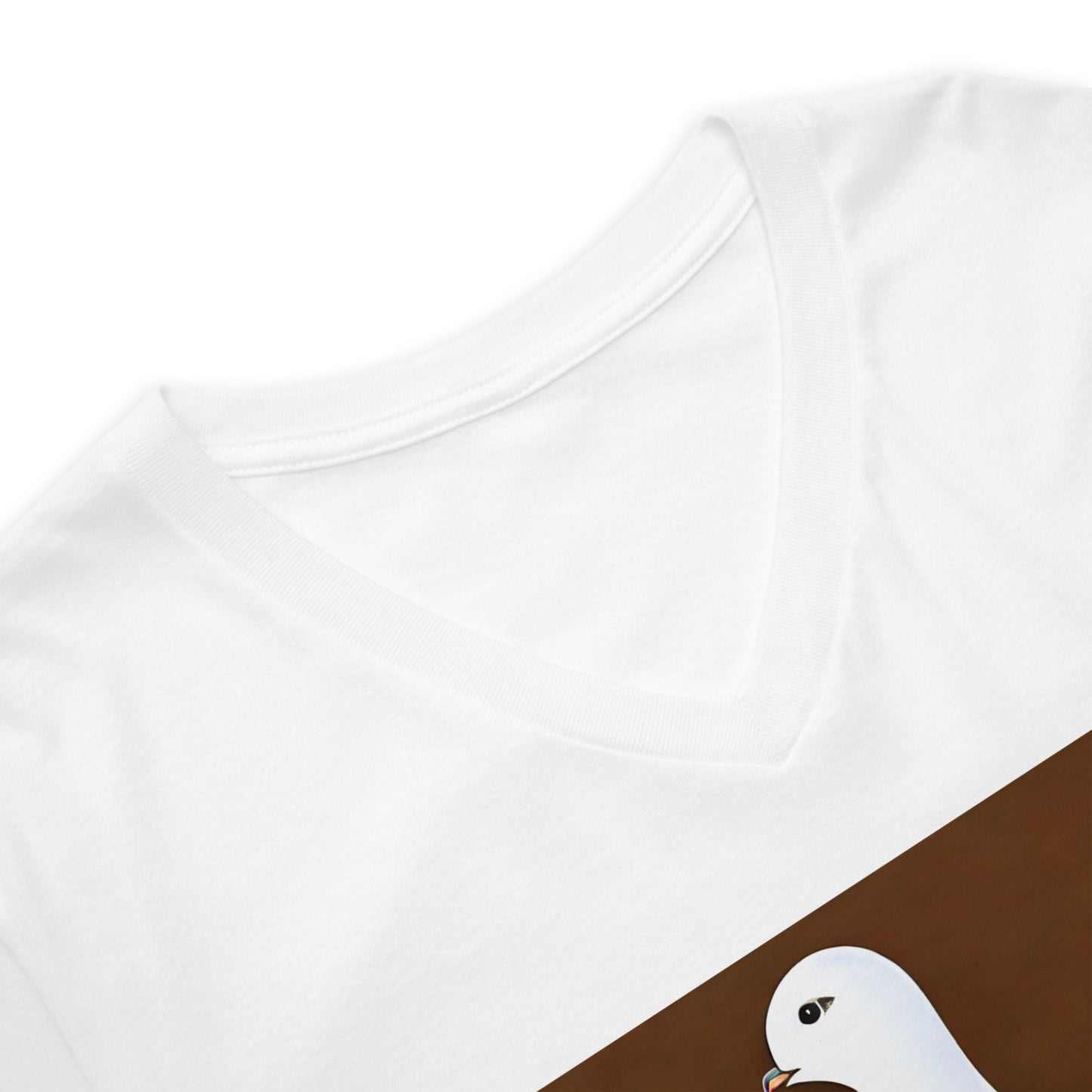 Willow Ptarmigan Alaska Unisex Short Sleeve V-Neck T-Shirt