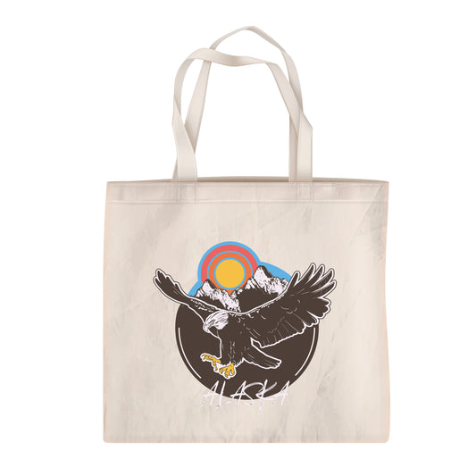 Eagle Alaska Canvas Tote Bag