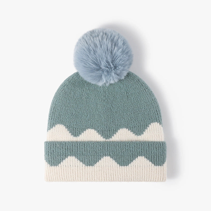 Riley Frost Wave Pom Beanie