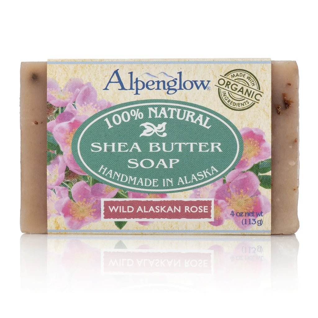 Shea Butter Soap, Wild Alaskan Rose ALP