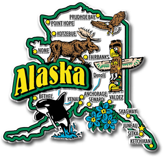 Alaska Jumbo State Magnet