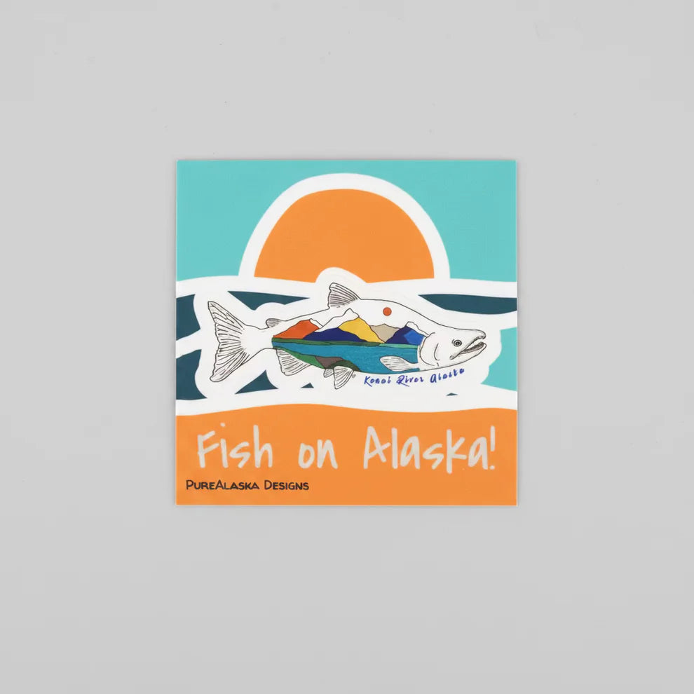 Fish On Alaska Sticker PAK