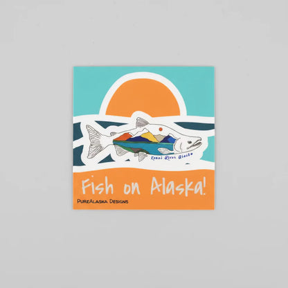 Fish On Alaska Sticker PAK
