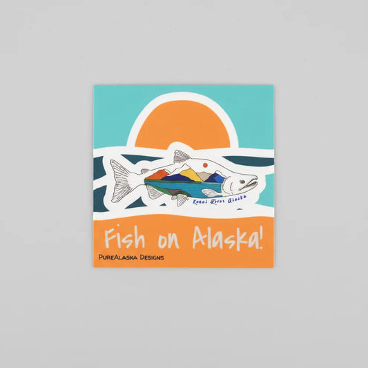 Fish On Alaska Sticker PAK