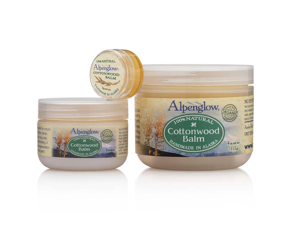 Cotton Wood Balm 5g, 1oz or 4oz ALP