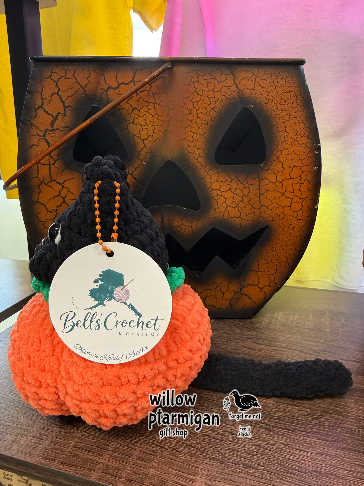 Pumpkin Cat Crochet Plush BCC