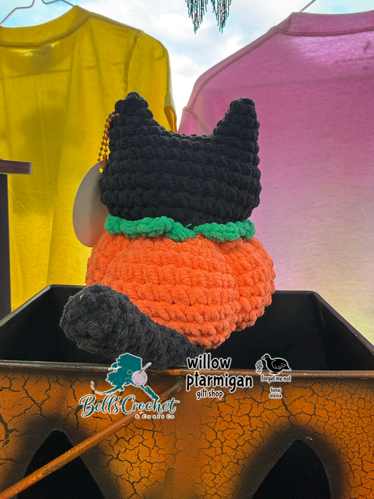 Pumpkin Cat Crochet Plush BCC