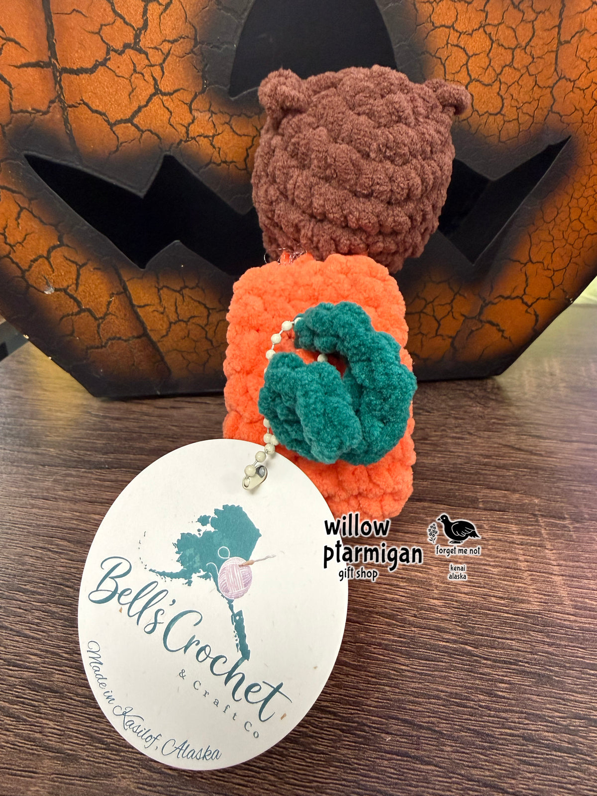 Pumpkin Snail Crochet Plush BCC