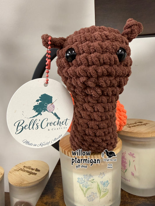 Pumpkin Snail Crochet Plush BCC