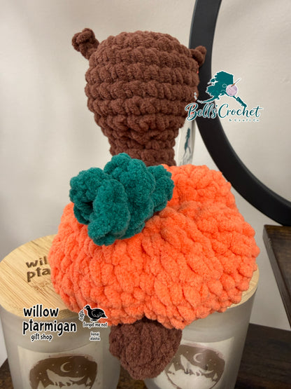 Pumpkin Snail Crochet Plush BCC