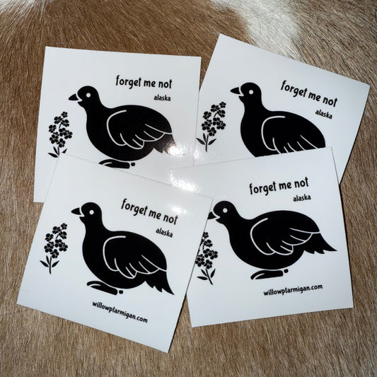 Forget Me Not Alaska Sticker