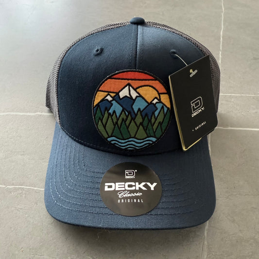 Mountain Color Patch x Mesh Trucker Hat (Asst Colors)