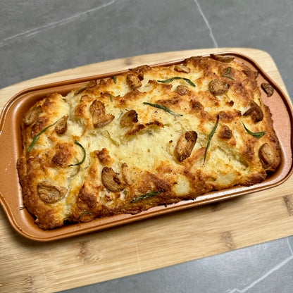 Greek Yogurt Garlic Rosemary Butter Bread Loaf