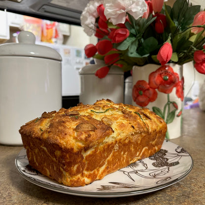 Greek Yogurt Garlic Rosemary Butter Bread Loaf