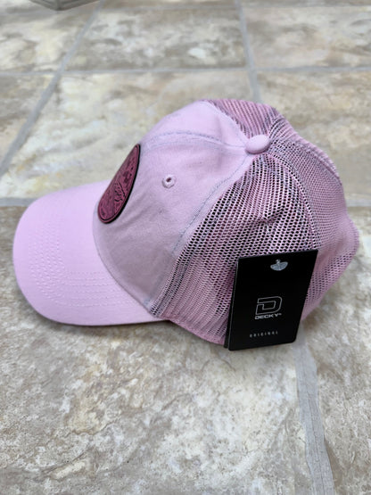Alaska North to the Future Pink Patch x Relaxed Fit Mesh Trucker Pink Hat