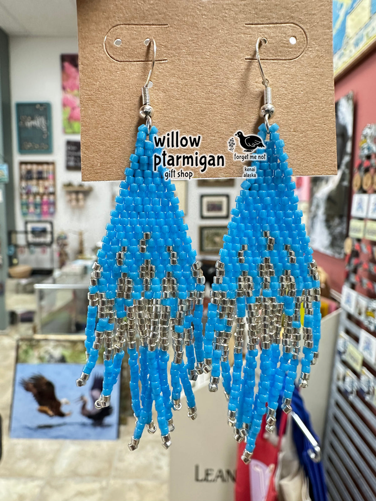 Bear Paw Bead Earrings RA