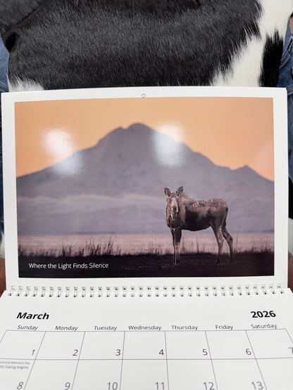 "Where Wilderness Breathes" 2026 Alaska Calendar
