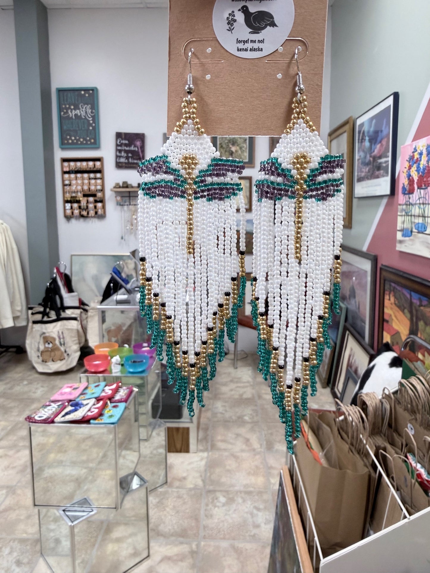 Alaska Dragonfly Bead Earrings