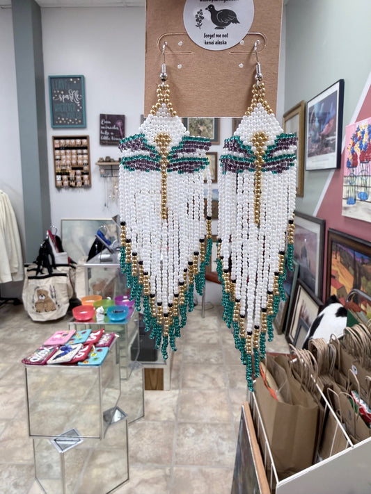 Alaska Dragonfly Bead Earrings