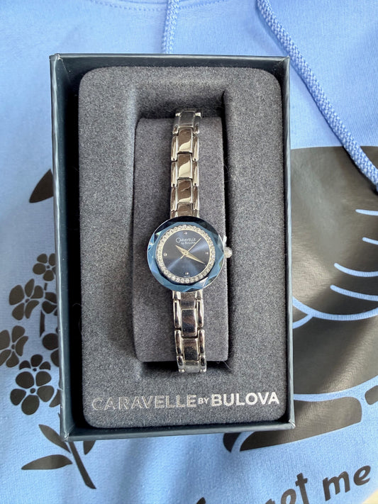 Vintage Seiko Watch. Blue Bazel