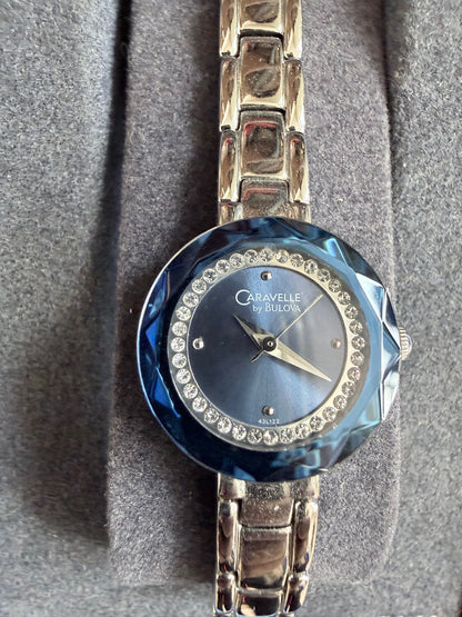 Vintage Seiko Watch. Blue Bazel