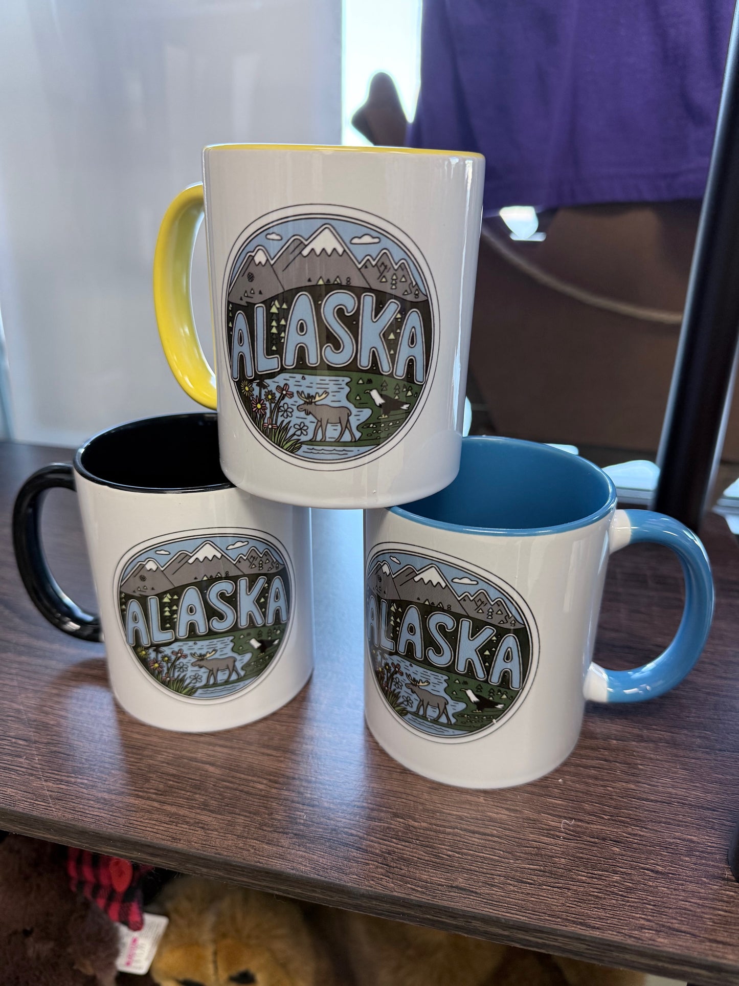 Alaska Mountain River Trails Mug