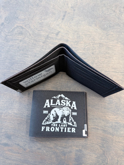 Alaska The Last Frontier Canvas Wallet