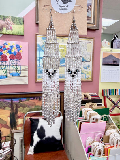 Alaska Arctic Icefall Bead Earrings