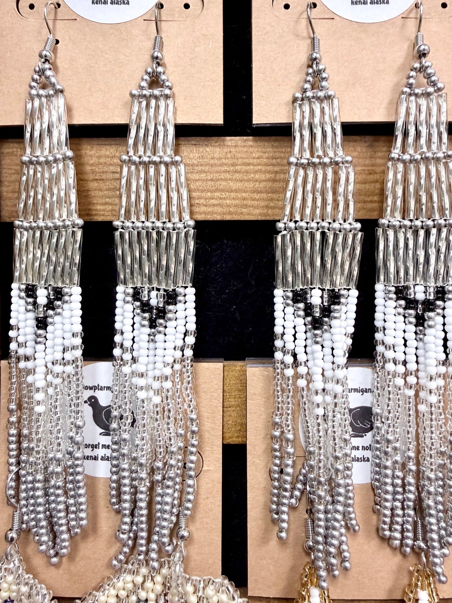 Alaska Arctic Icefall Bead Earrings