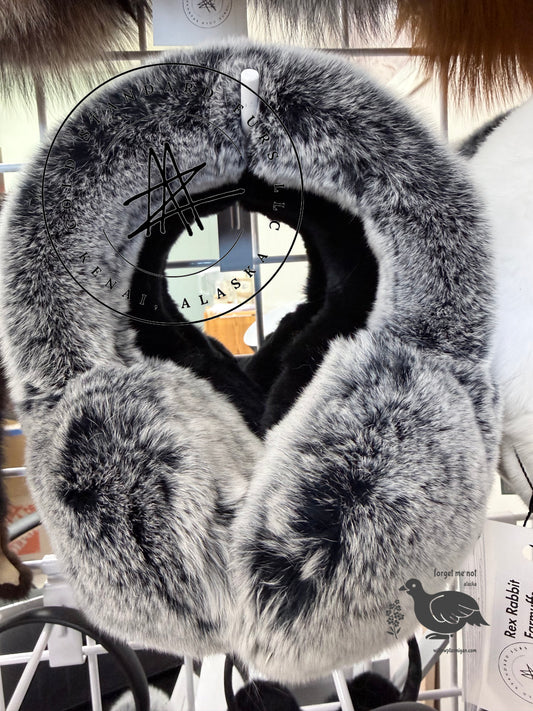Rex Rabbit Fur Ear Muffs GSF