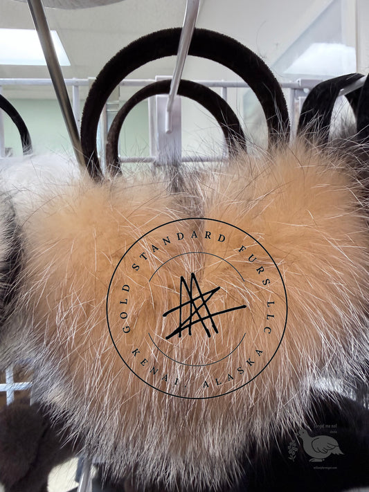 Fox Fur Ear Muffs GSF